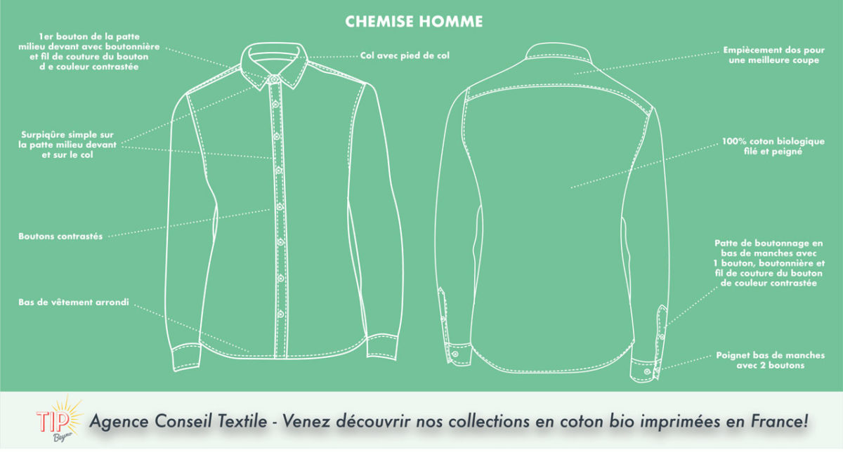 Chemise en coton bio